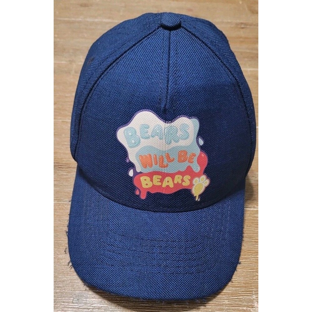 We Bare Bears "Bears Will Be Bears" Cartoon Network Youth Navy Blue Hat Cap